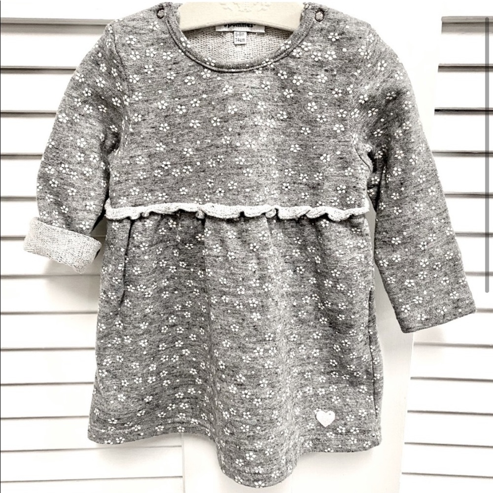3Pommes Baby Girl Soft Sweater Dress